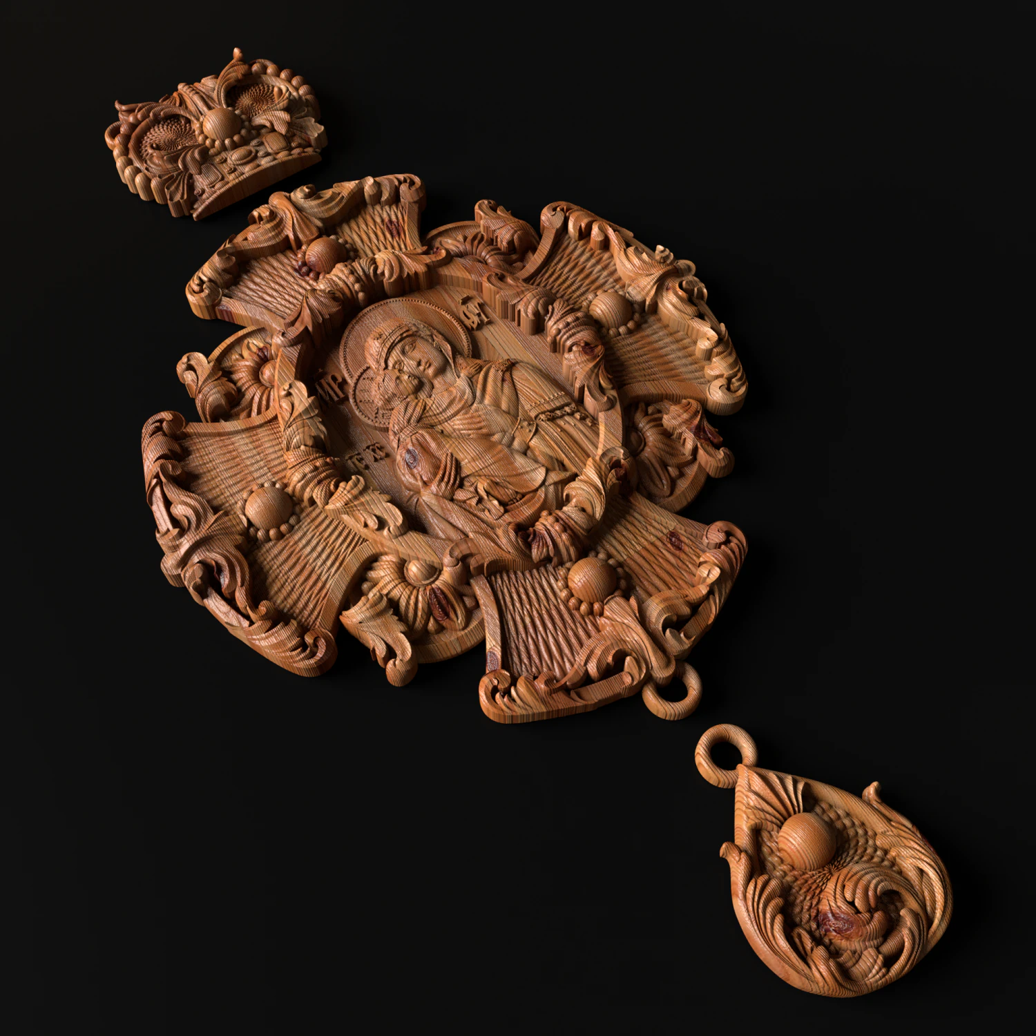 relief 3D Print Model .c4d .max .obj .3ds .fbx .stl .blend 