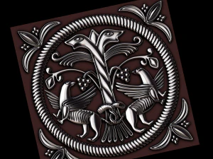 10-15世纪的壁画 3D 打印模型