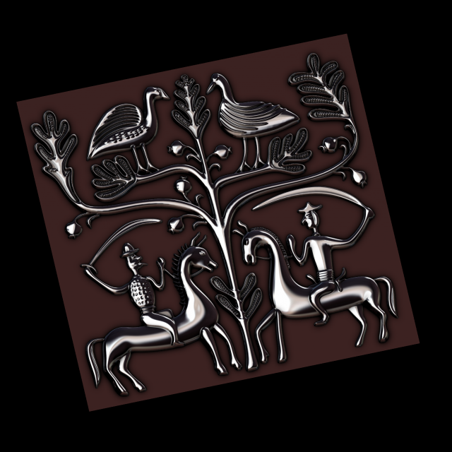 frescoes of the 10-15 century 3D प्रिंट मॉडल .c4d .max .obj .3ds .fbx .stl .blend 