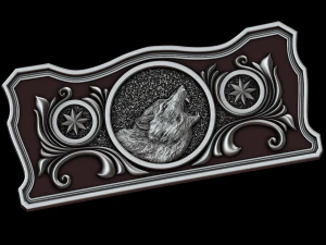 浮雕二合一 3D 打印模型