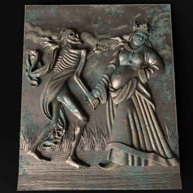 relief Modelo de Impressão 3D .c4d .max .obj .3ds .fbx .stl .blend 