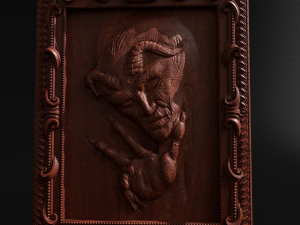 relief 3D-Druckmodell