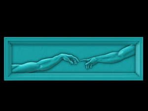 alívio Modelo de Impressão 3D