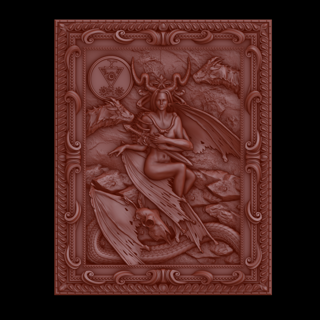 relief 3D 打印模型 .c4d .max .obj .3ds .fbx .stl .blend 