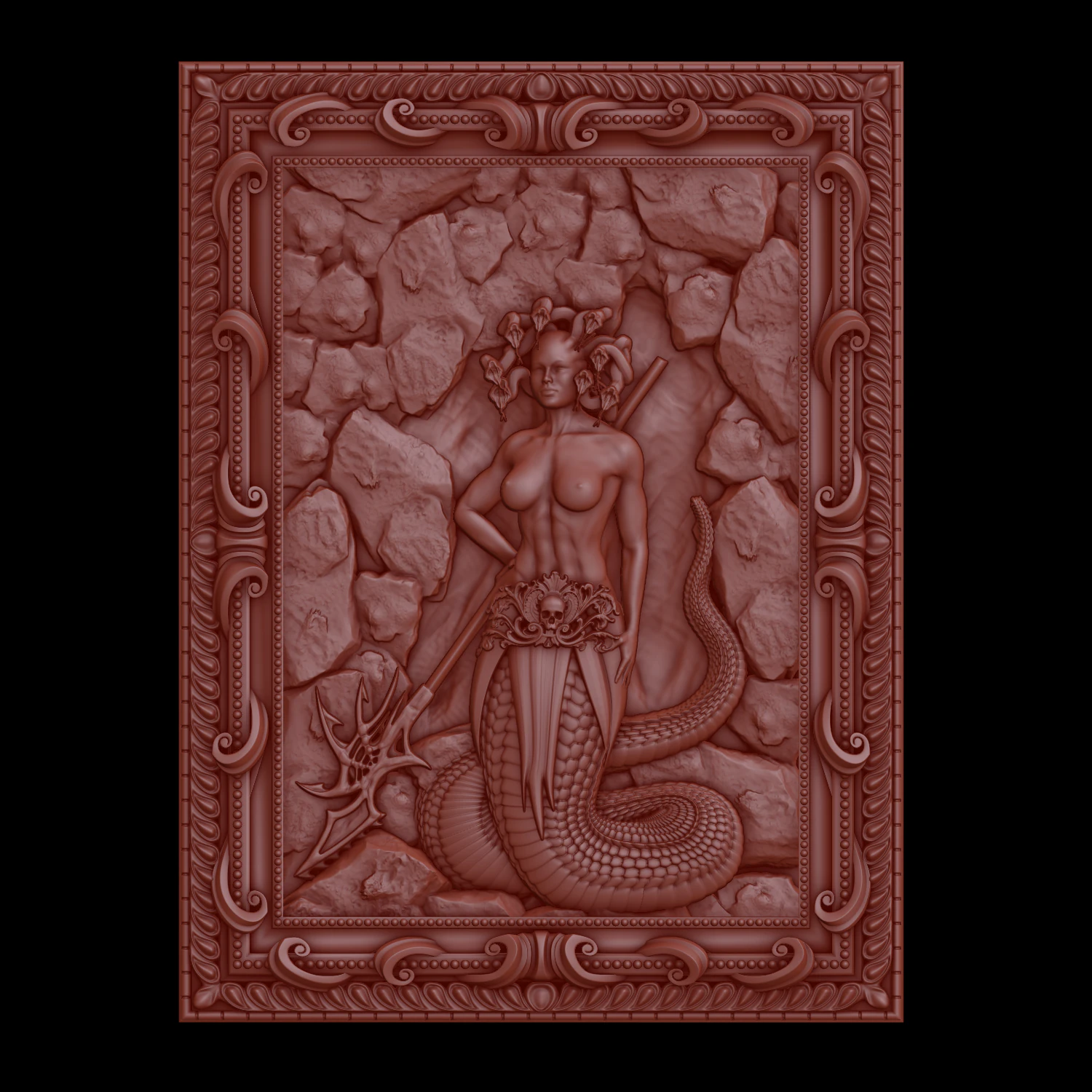 relief 3D Print Model .c4d .max .obj .3ds .fbx .stl .blend 