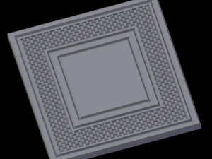 alívio Modelo de Impressão 3D