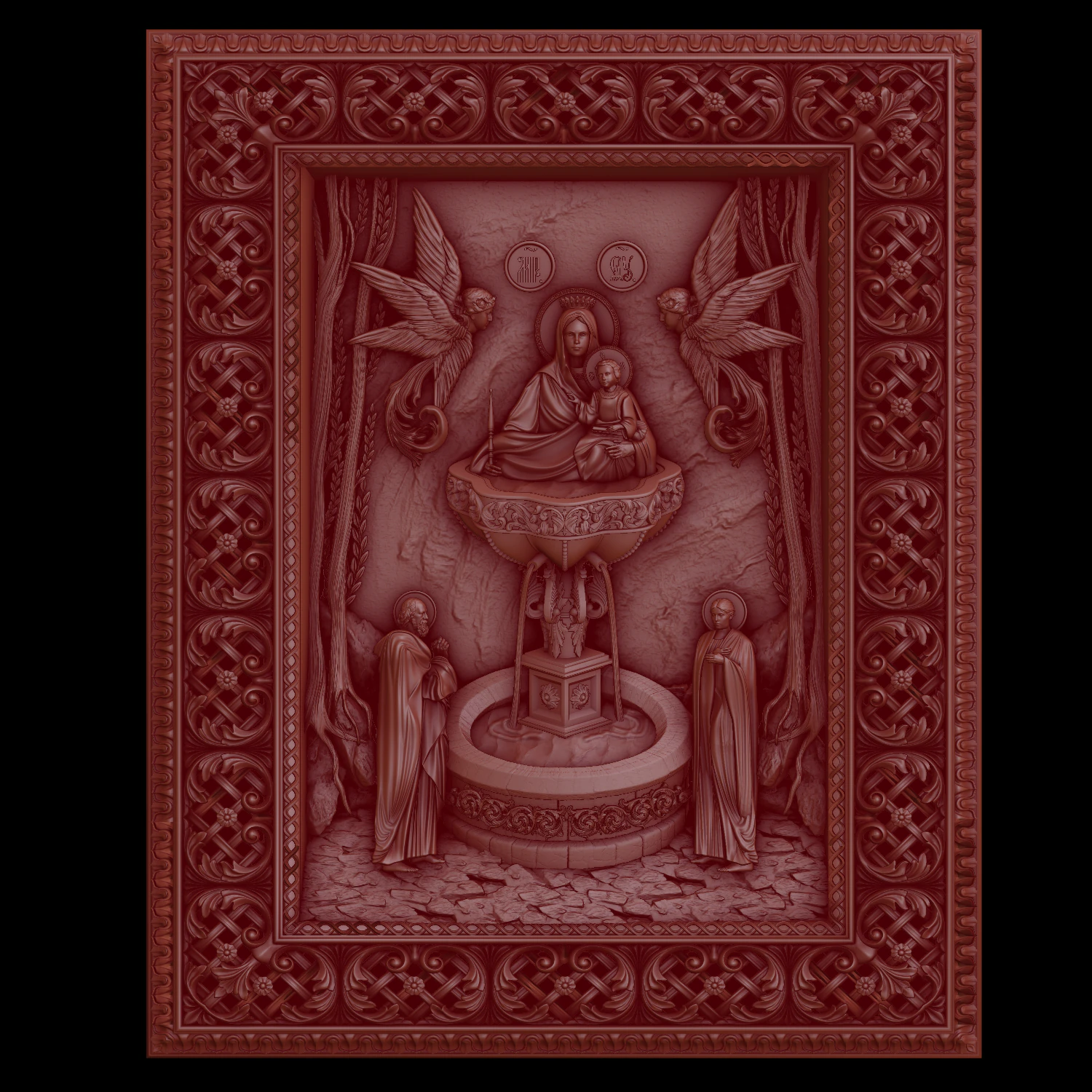 relief 3D Print Model .c4d .max .obj .3ds .fbx .stl .blend 