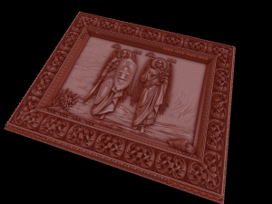 relief 3D-printmodel