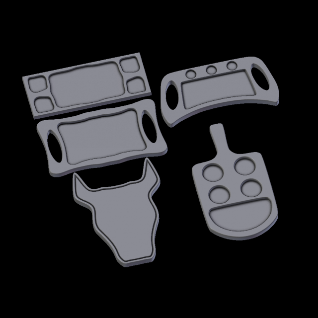 relief 3D प्रिंट मॉडल .c4d .max .obj .3ds .fbx .stl .blend 
