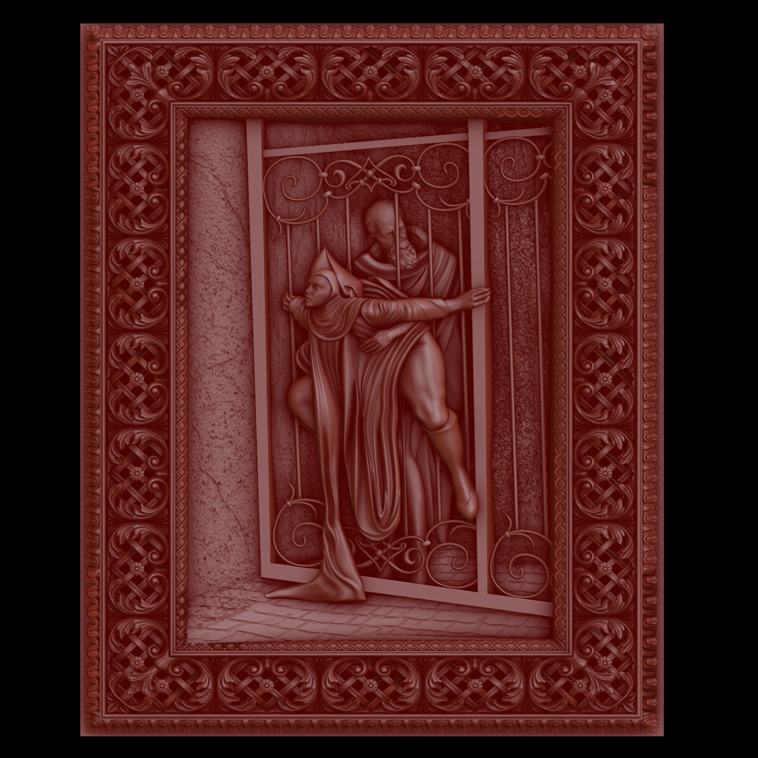 relief 3D Print Model .c4d .max .obj .3ds .fbx .stl .blend