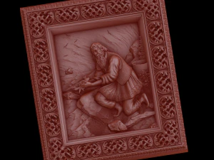 alívio Modelo de Impressão 3D