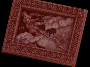 relief Modelo de Impressão 3D