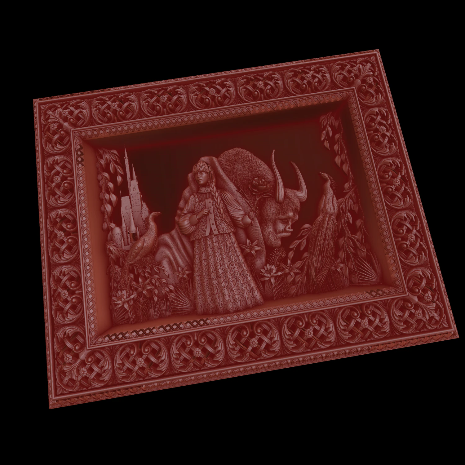 relief 3D Print Model .c4d .max .obj .3ds .fbx .stl .blend
