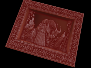 relief Modello di stampa 3D