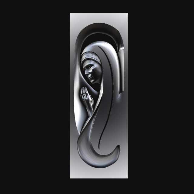 relief 3D-Druckmodell .c4d .max .obj .3ds .fbx .stl .blend 