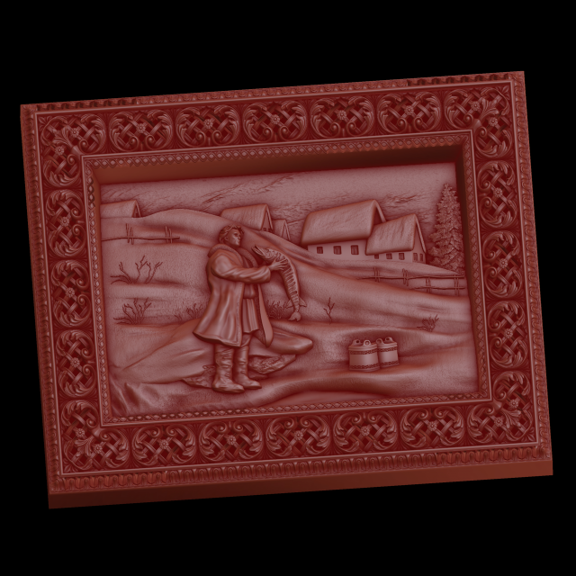 relief 3D प्रिंट मॉडल .c4d .max .obj .3ds .fbx .stl .blend 