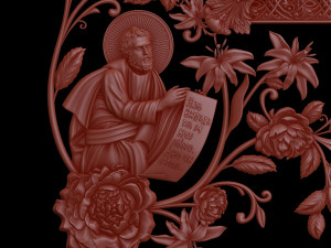 the image of the sign of the most holy theotokos kursk root 3D 프린트 모델