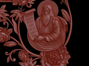 the image of the sign of the most holy theotokos kursk root 3D 프린트 모델