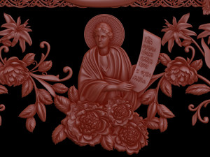 the image of the sign of the most holy theotokos kursk root 3D 프린트 모델