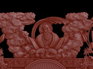 the image of the sign of the most holy theotokos kursk root 3D 프린트 모델