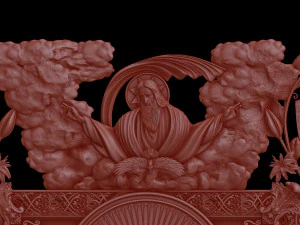the image of the sign of the most holy theotokos kursk root 3D Print Model