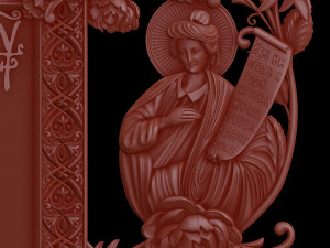 the image of the sign of the most holy theotokos kursk root 3D 프린트 모델