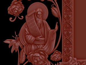 the image of the sign of the most holy theotokos kursk root 3D 프린트 모델