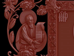 the image of the sign of the most holy theotokos kursk root 3D Print Model