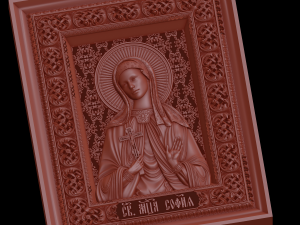 relief 3D-printmodel
