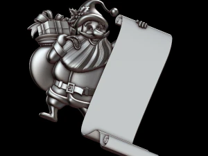 santa 3D Print Model