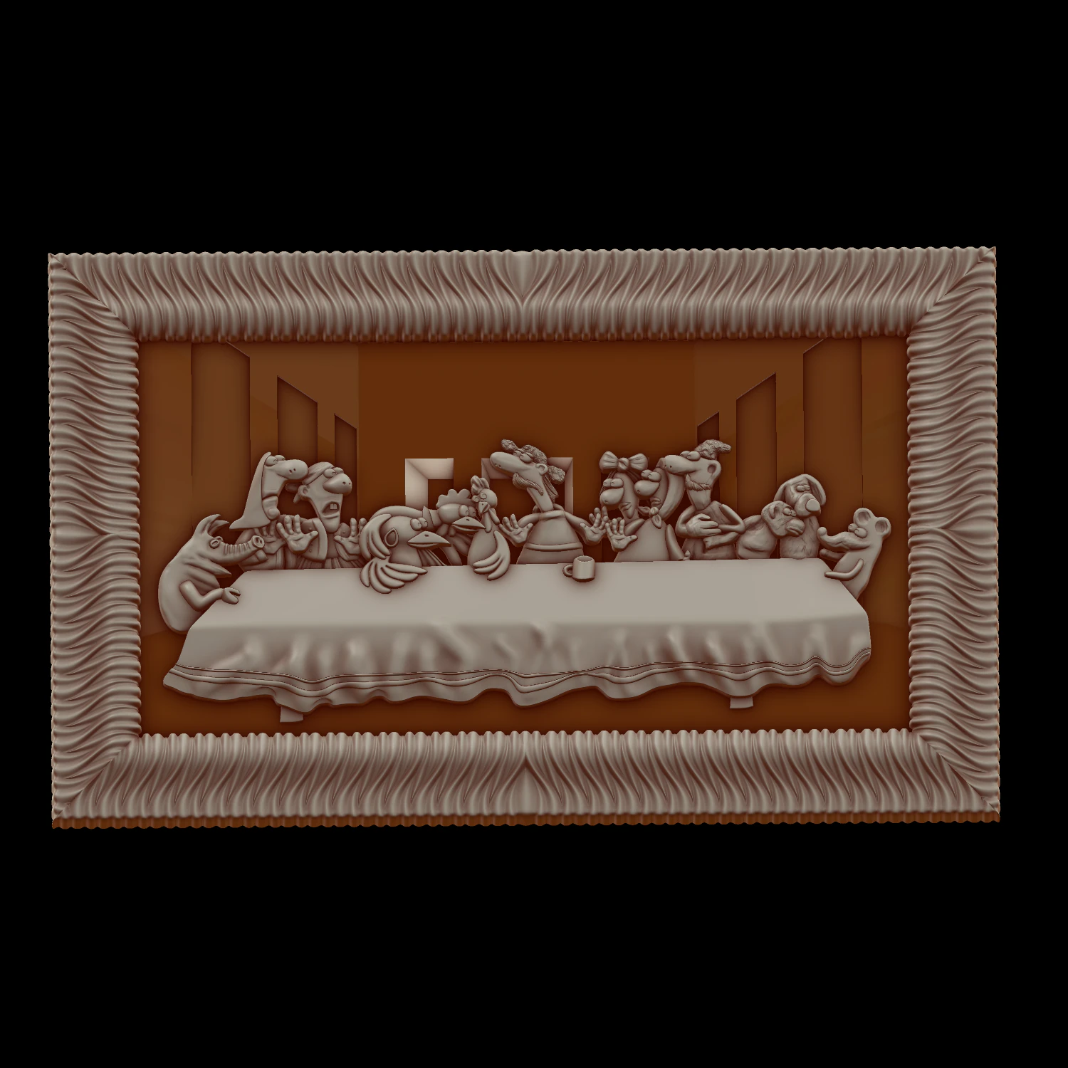 relief 3D Print Model .c4d .max .obj .3ds .fbx .stl .blend 