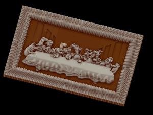 relief 3Dプリントモデル