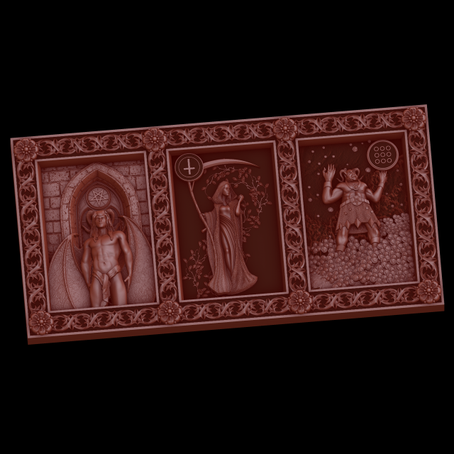 relief Model Cetak 3D .c4d .max .obj .3ds .fbx .stl .blend 