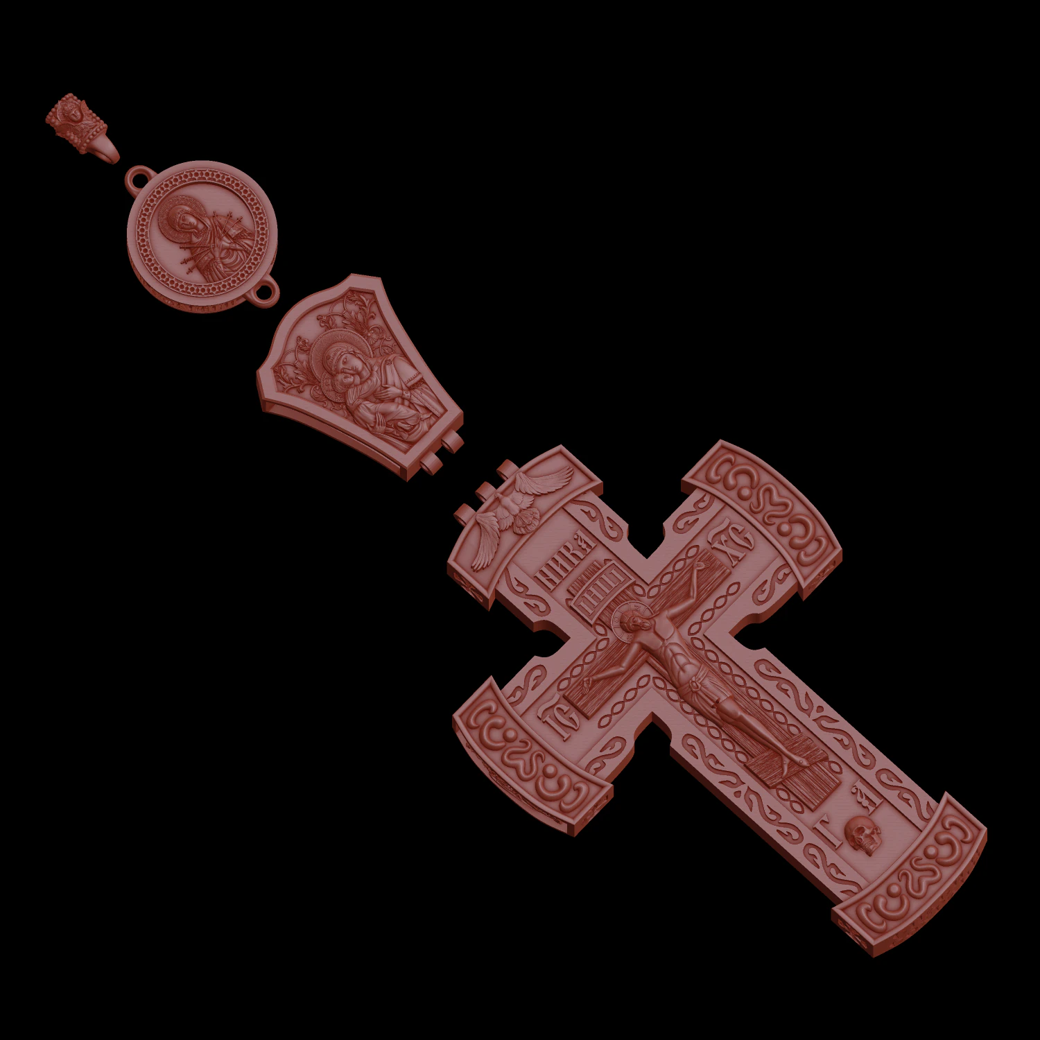 relief 3D Print Model .c4d .max .obj .3ds .fbx .stl .blend 
