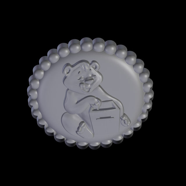 gingerbread shape 3D Принт Модель .c4d .max .obj .3ds .fbx .stl .blend 