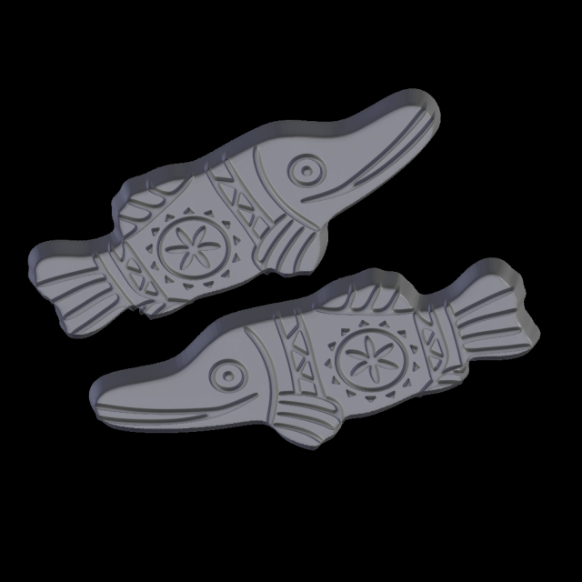 gingerbread shape 3D Принт Модель .c4d .max .obj .3ds .fbx .stl .blend 
