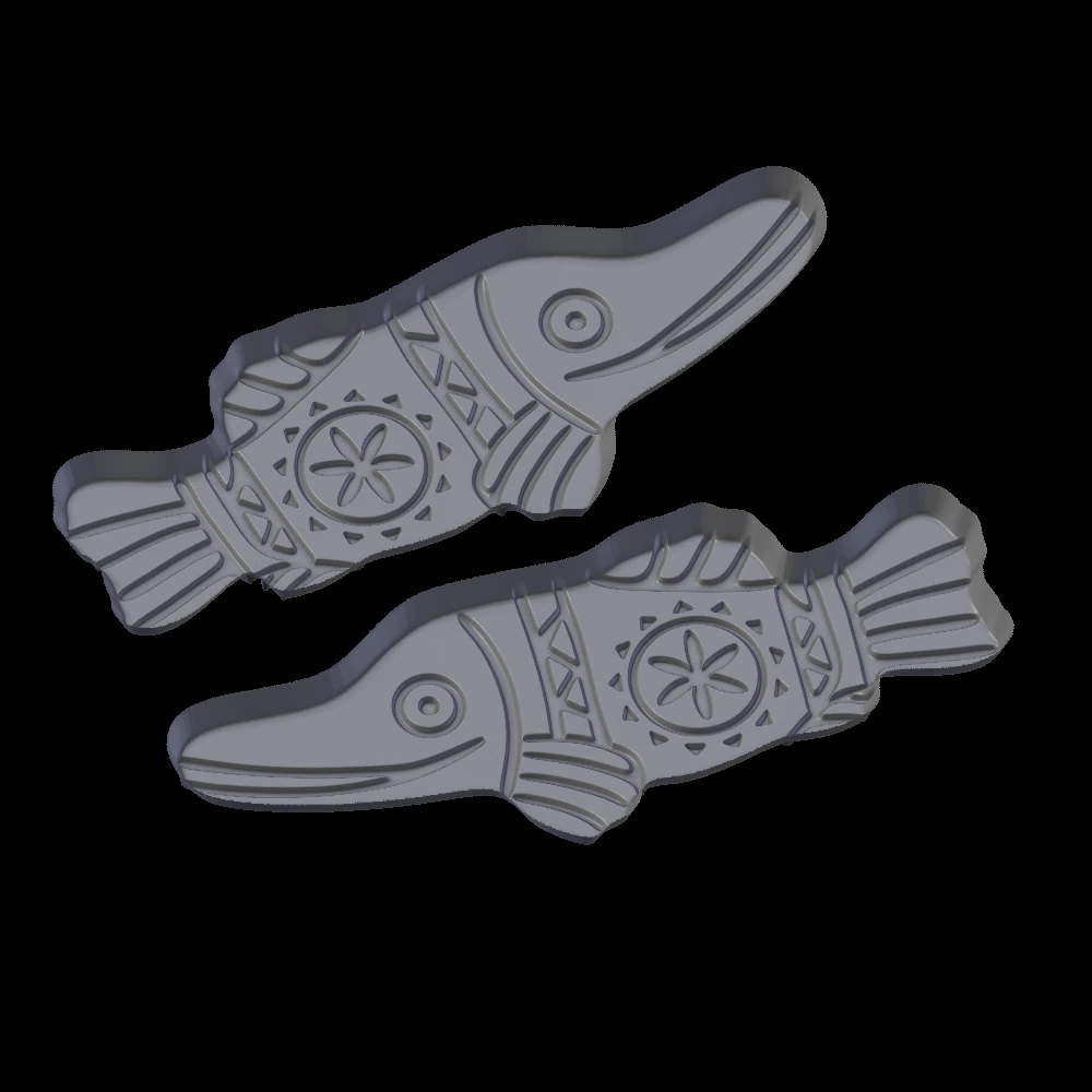 gingerbread shape 3D Print Model .c4d .max .obj .3ds .fbx .stl .blend