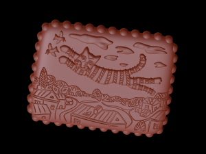 gingerbread shape 3D Принт Модель