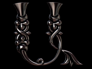 3d armenian font 3Dプリントモデル