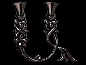 3d 아르메니아어 글꼴 3D 프린트 모델