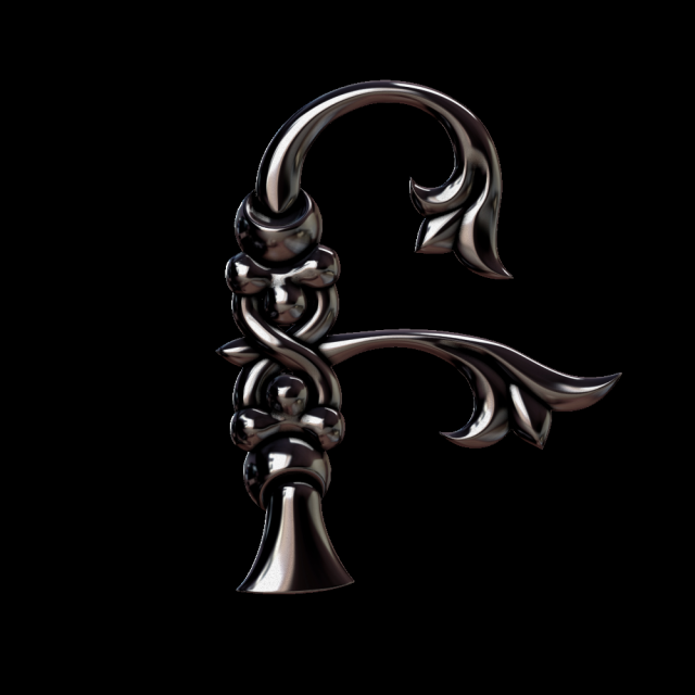 3d armenian font 3D printmodel .c4d .max .obj .3ds .fbx .stl .blend