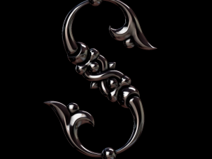 3d armenian font 3Dプリントモデル