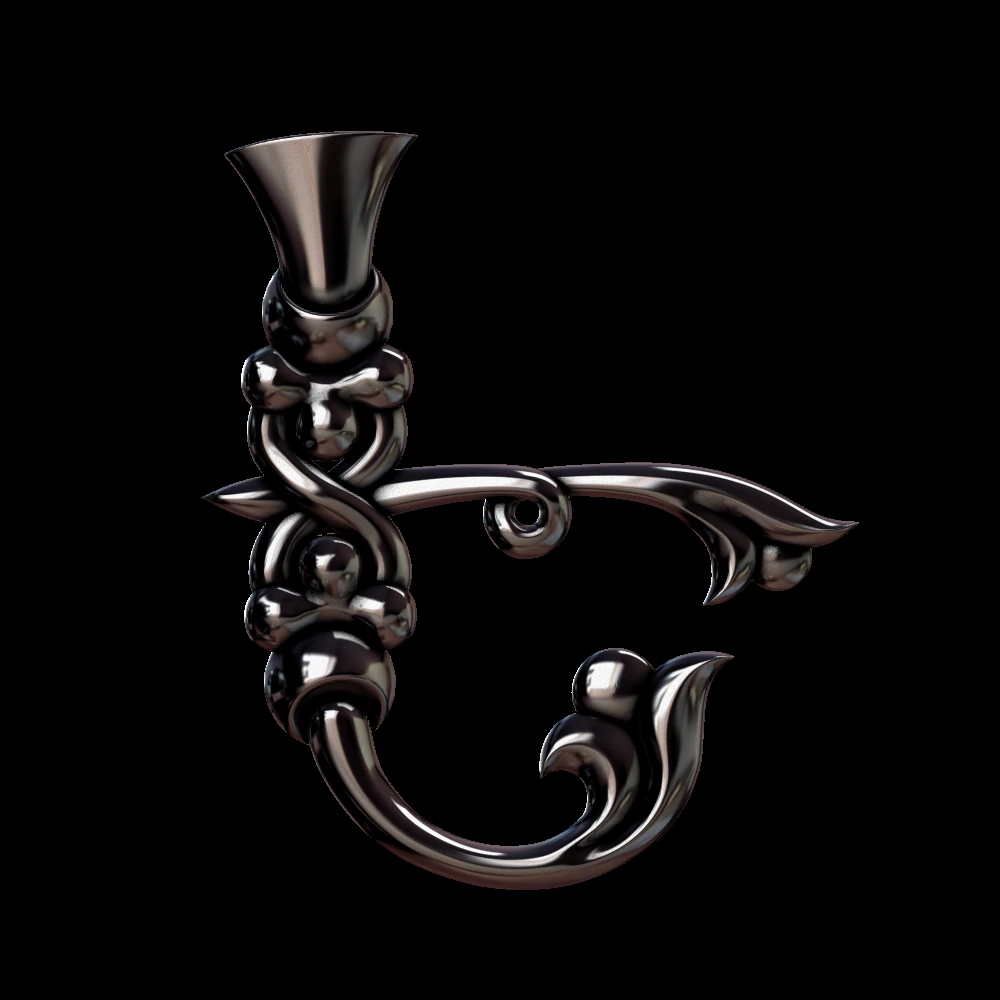 3d armenian font 3D Print Model .c4d .max .obj .3ds .fbx .stl .blend 