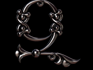 3d armenian font 3Dプリントモデル