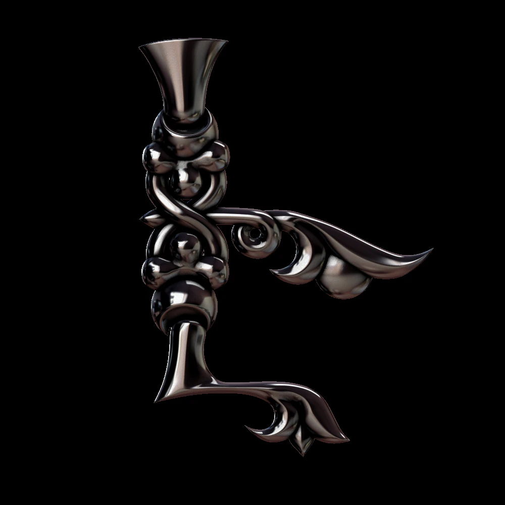 3d armenian font 3D Print Model .c4d .max .obj .3ds .fbx .stl .blend 