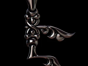 3d 아르메니아어 글꼴 3D 프린트 모델