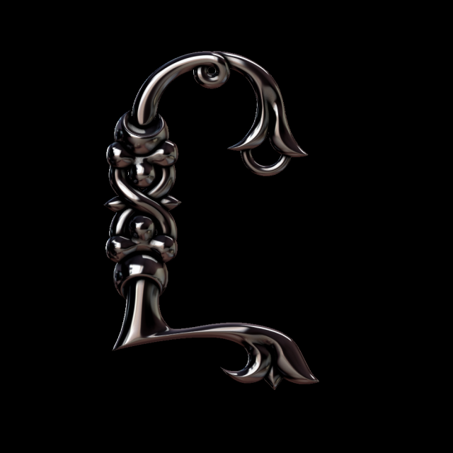 3d armenian font Model Cetak 3D .c4d .max .obj .3ds .fbx .stl .blend