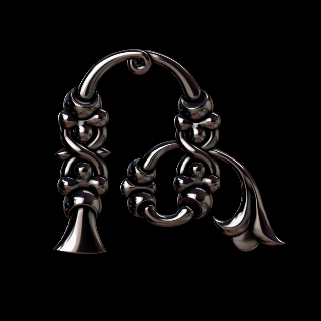 3d armenian font Modelo de Impressão 3D .c4d .max .obj .3ds .fbx .stl .blend 
