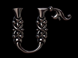 3d armenian font 3D Print Model