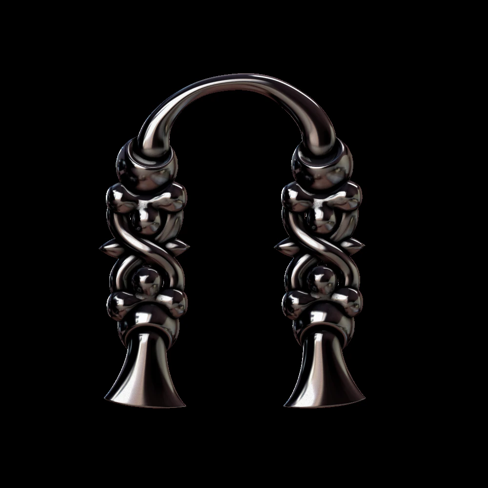 3d armenian font 3D Print Model .c4d .max .obj .3ds .fbx .stl .blend 